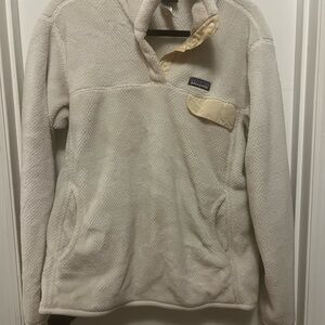 Patagonia Women's Cream Cowl Neck Sweater